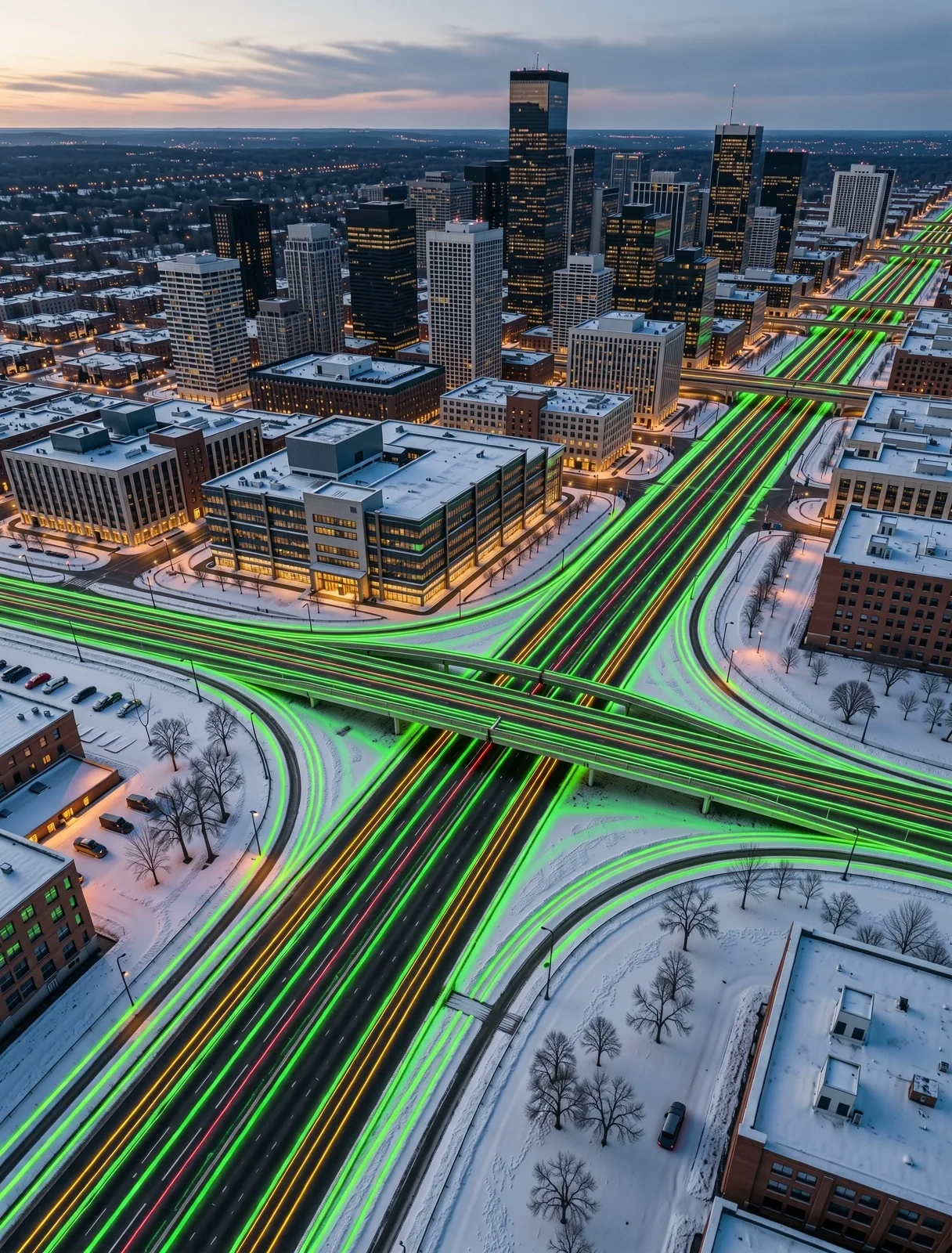 Toronto highway lidar scan environment